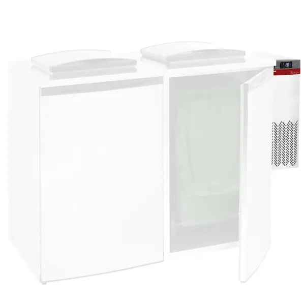 Finale Uitverkoop Diamond Gekoelde afvalemmerkoeler GF-3C-F5 285x545x745 mm +2°C tot +8°C