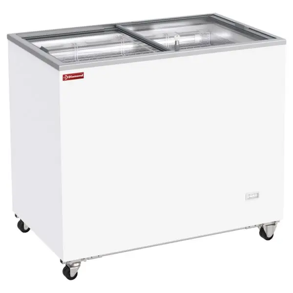 Shop Nu Diamond kofferdiepvriezer GVL31-G3-2EME 303L -23° tot -15°C met schuifdeksels en wielen 1015x635x890 mm