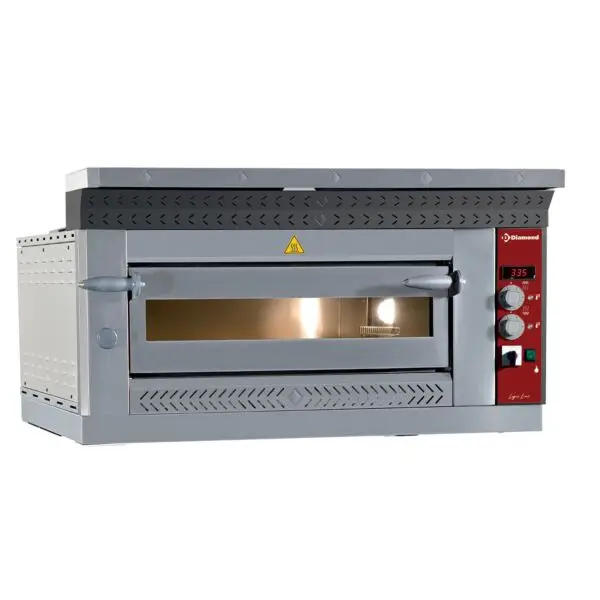 Diamond elektrische pizzaoven DILD4-35-N 6,6 kW 4 x Ø 350 mm RVS 700x700 mm Must-Have