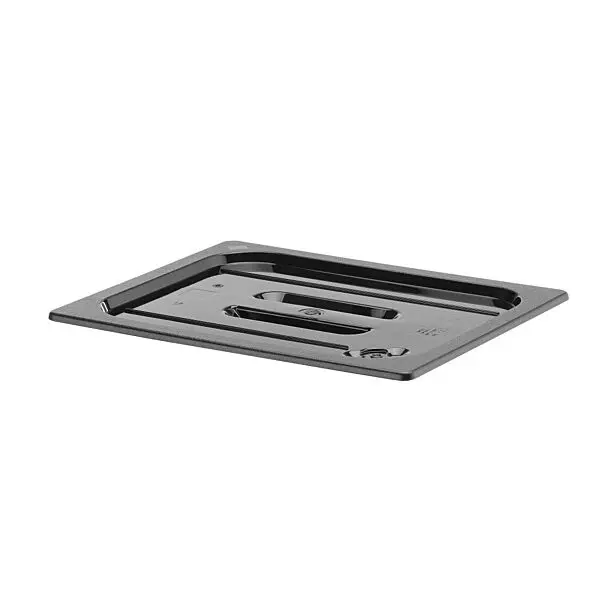 Merkproduct Hendi Deksel GN 1/2 zwart polycarbonaat 325x265 mm geschikt voor vriezers en koelkasten