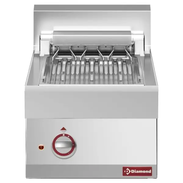 Diamond Elektrische stoom-grill 1/2 module 400x700x280mm 4kW RVS AISI 304 Gratis Retour