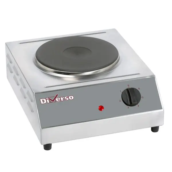 Diamond elektrisch warmhoudplaat tafelmodel RTS-1E Ø 230mm 2 kW 230V 400x350x155mm Exclusieve Aanbieding