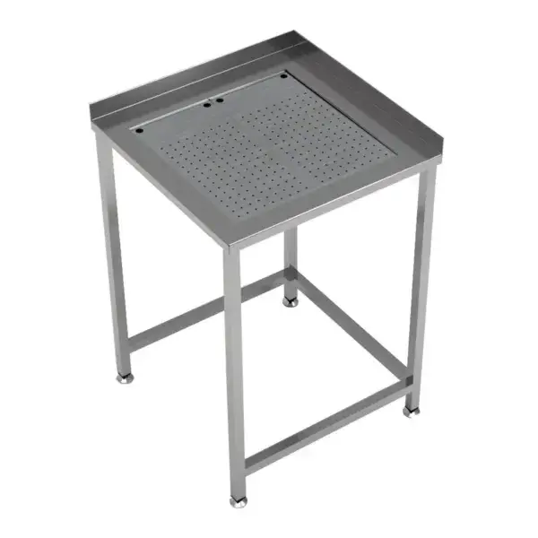Werktafel hoek met geïntegreerde lekbak 650x650 Populair