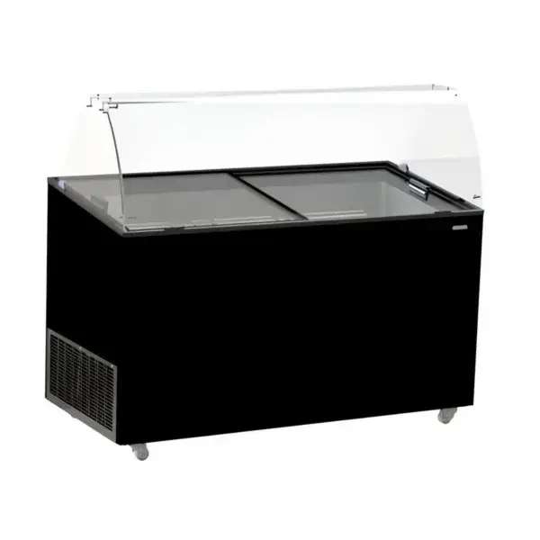 Schepijsvitrine tenerife zwart 10x5 ltr Speciale Aanbieding