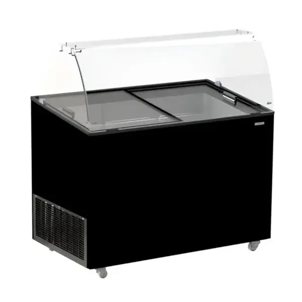 Hoge Kwaliteit Schepijsvitrine java zwart 8x5 ltr
