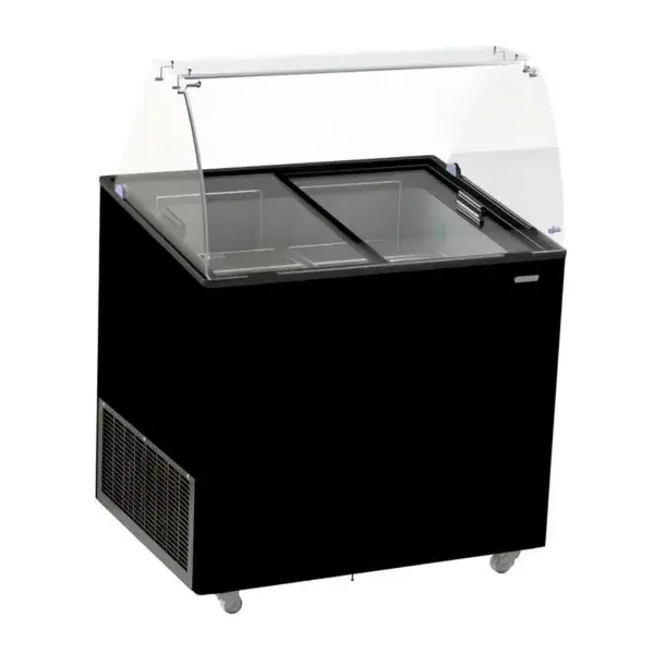 Schepijsvitrine corsica zwart 6x5 ltr Voordeelprijs
