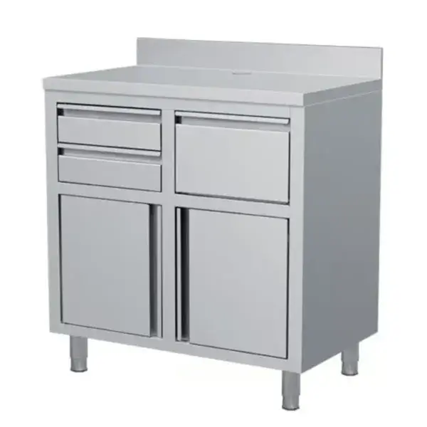 Goedkoop Rvs koffie werktafel 1250x600x1150