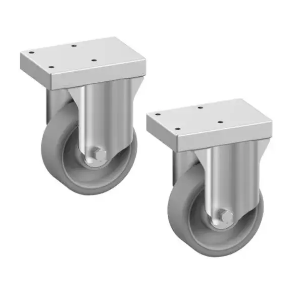 Beperkt Aanbod Diamond roestvrijstalen wielen Ø 100 mm set 2 stuks voor modulaire keukens