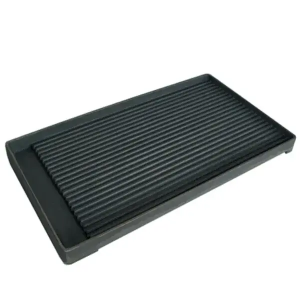 Diamond Geribde plaat ALPHA 650 320x560x50 mm voor 2 branders horeca Dagaanbieding