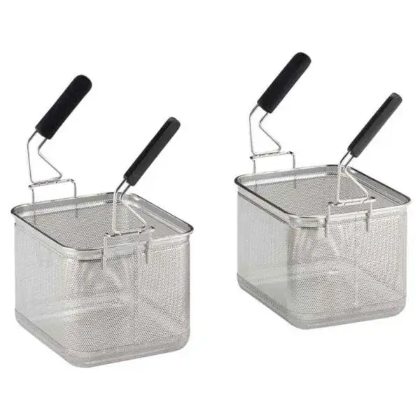 Diamond set 2 roestvrijstalen korven 40 L (2x GN 1/2) voor pastakoker 275x230x210 mm Speciale Aanbieding