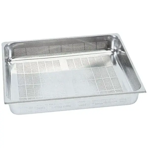 Diamond RVS gastronorm perforatie bak 2/1 GN 650x530x65 mm 19,5 L Lage Kosten