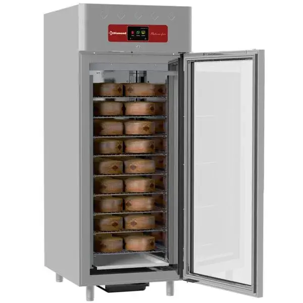 Direct Beschikbaar Rijpingskast fermenting aging voor kazen 850 liter geventileerd, 1 glazen deur 20x gn 2/1