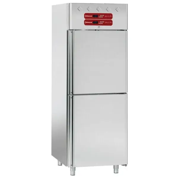 Laatste Versie Koelkast en koelkast voor vis 2x350 liter, 2x 1/2 deuren gn 2/1 & 1/1
