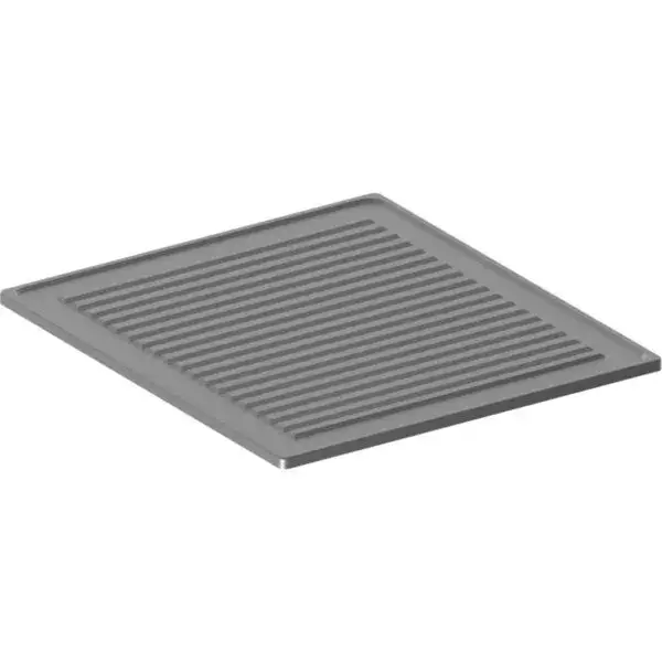 Shop Nu Diamond Geribde Roestvrijstalen Plaat 1 Brander 334x298x20 mm
