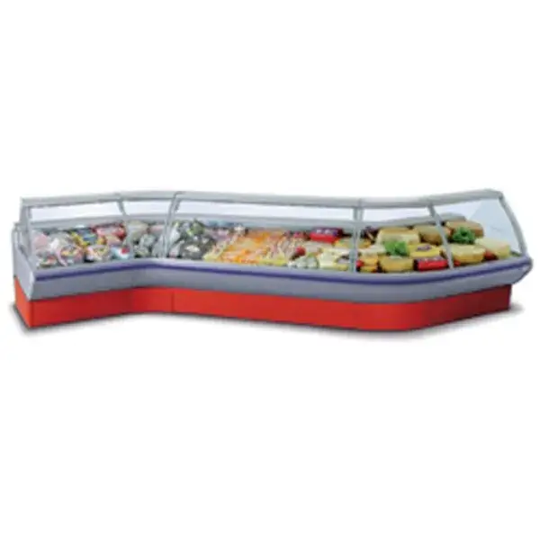 Geventileerde toonbank met reserve, met groep Korting