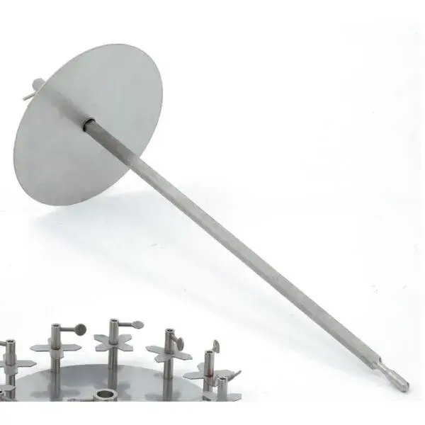 Supplementair spit 8x8, 40, schijf 210 mm & vlindermoer Gecertificeerd