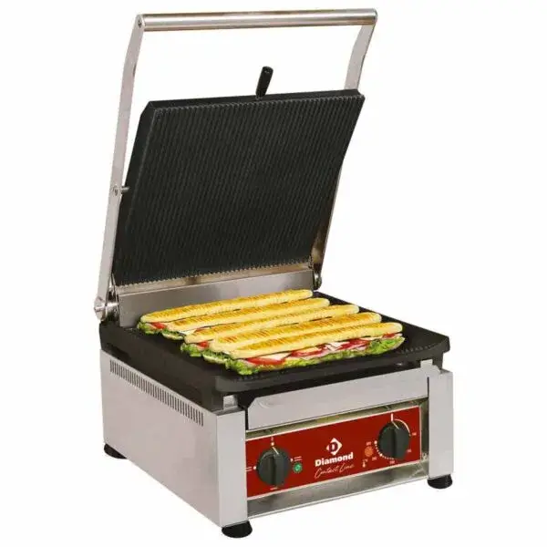 Lage Prijs Contact-grill "hoog rendement", geëmailleerde platen