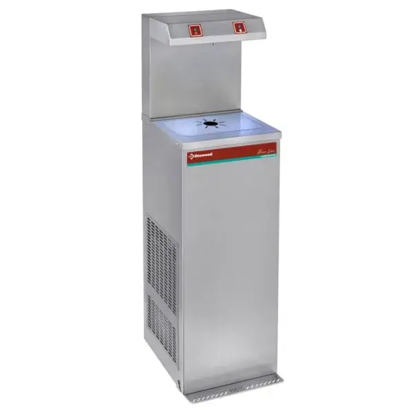 Alleen Vandaag Waterkoeler met pedaal, roestvrij staal, 80 liter/uur