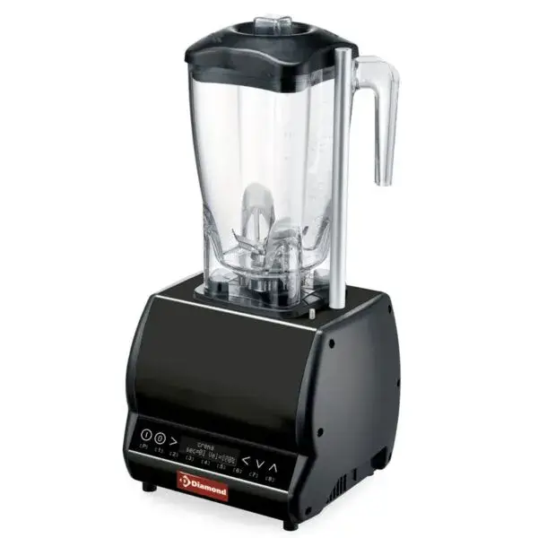 Bestseller Professionele mixer, vierkant glas 2 liters, snelheidsregelaar, programmeerbaar