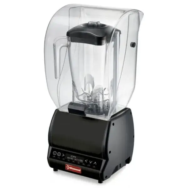 Professionele mixer met klok, vierkant glas 2 liters, snelheidsregelaar, programmeerbaar Snelle Levering