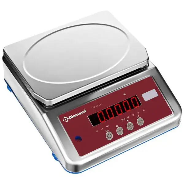 Roestvrij stalen elektronische weegschaal, 8kg x 0,5g, ip68 Merkproduct