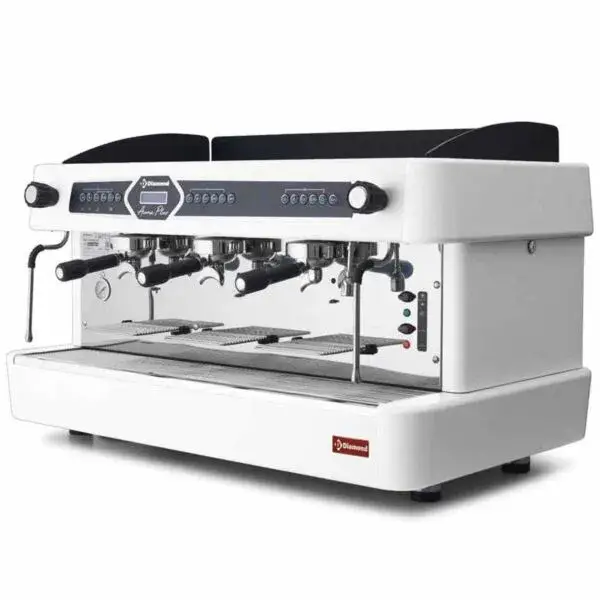 Aanbieding Espresso machine 3 groepen, automatisch (met display)- wit