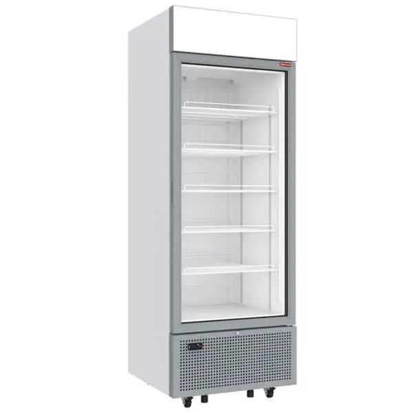 Negatieve gekoelde vitrine 646 liter - 6 niveaus met lichtbak - wit Korting