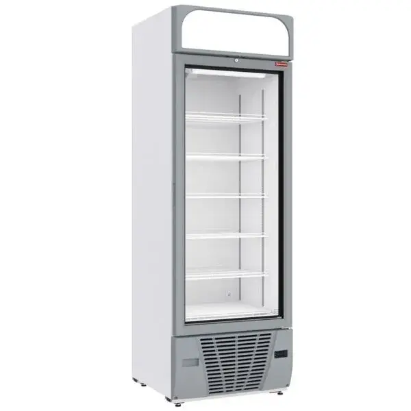Beperkt Aanbod Negatieve gekoelde vitrine 496 liter - 6 niveaus met lichtbak - wit