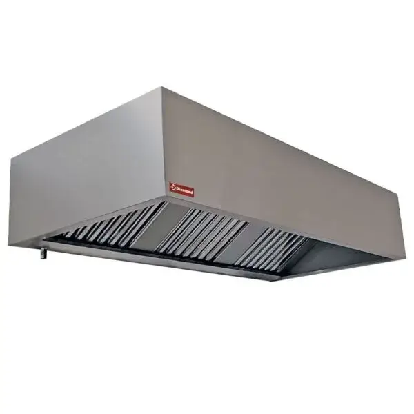 Weekendaanbieding Muurdampkap 5 labyrintfiltres 500x500 mm