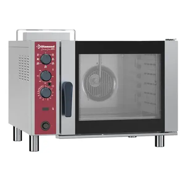 Convectie gasoven, 6x gn 1/1, automatischeluchtbevochtiger Nieuw