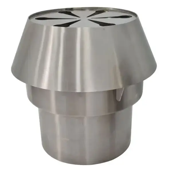 Koop Vandaag Firewall kit + roestvrijstalen schoorsteenkap (cbq-120)
