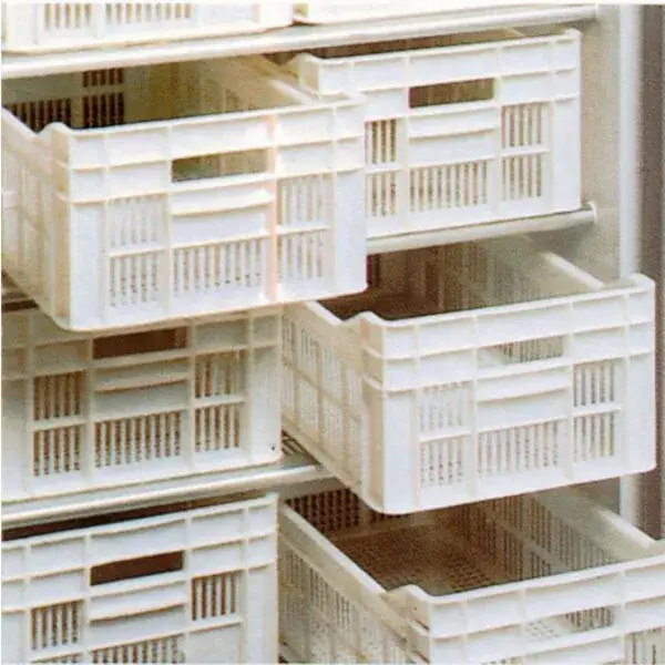 Kit bestaande uit 7 bakken van polyethyleen 500x300xh175 mm Direct Beschikbaar