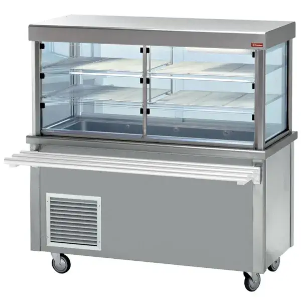 Rechtstreeks Van De Fabrikant Vitrine element met gekoelde top op open kast