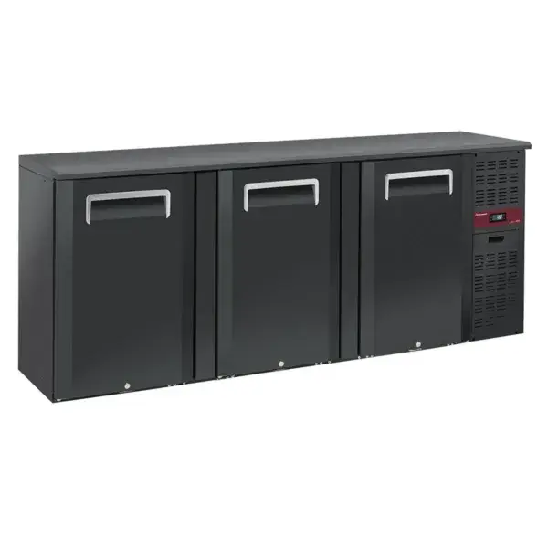 Bestseller Flessenkoeler 3 deuren, 500 liter, verstelbare poten