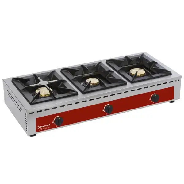 Beperkt Aanbod Brander, tafelmodel - 3 branders (7+5+7 kw)