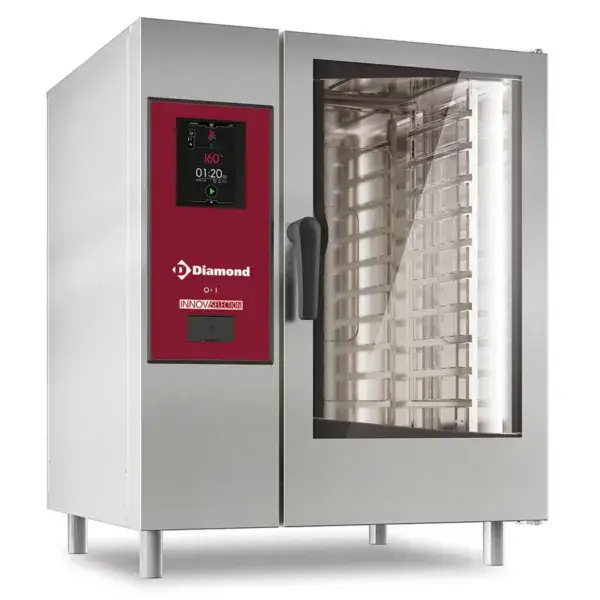 Koopje Electrische oven "touch" directe stoom en convectie 10x gn 1/1 + cleaning