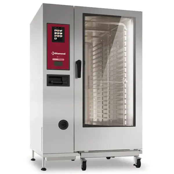Populair Elektrische oven"touch" met boiler, stoom en convectie 20xgn2/1+ cleaning