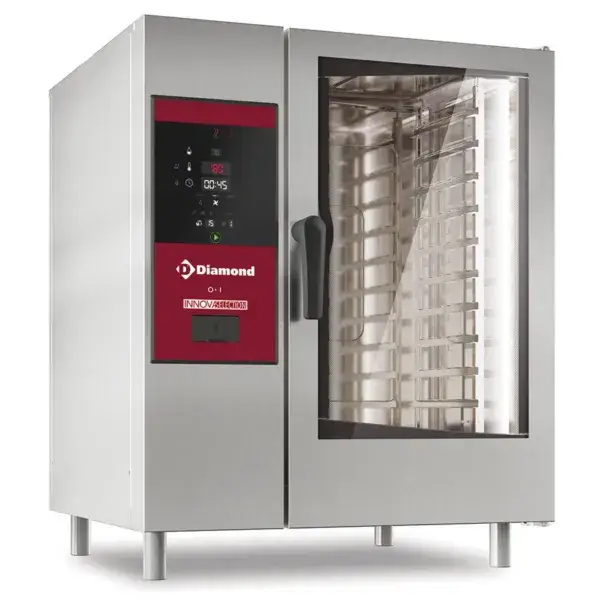 Electrische oven boiler stoom en convectie 10x gn 1/1+ cleaning Koopje