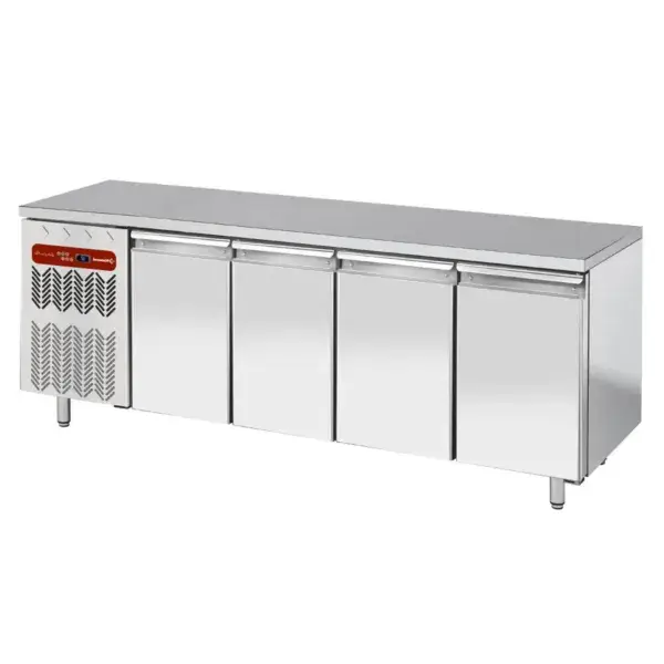 Aanbieding Geventileerde koeltafel, 4 deuren gn 1/1,groep aan linkse kant