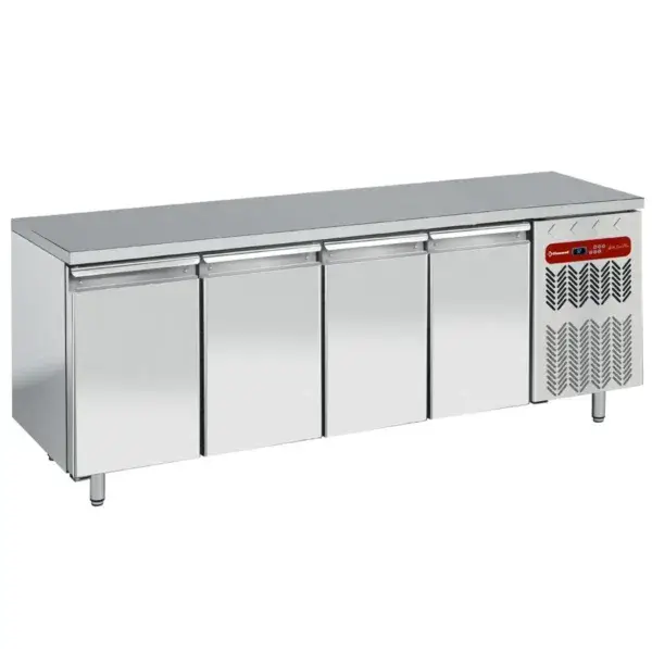 Gekoelde tafel, geventileerd, 4 deuren gn 1/1 Alleen Vandaag