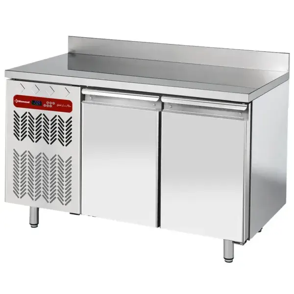 Tijdelijk Beschikbaar Geventileerde koeltafel "muraal", 2 deuren gn 1/1, 260 lit. groep aan gx