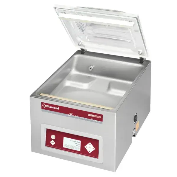Vaccummachine, kamer 420x460xh180 mm - 21 m3/h lcd Op = Op