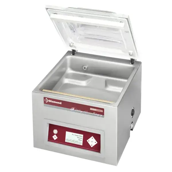Vaccummachine,kamer 420x370xh180 mm - 21 m3/h lcd Gereduceerde Prijs