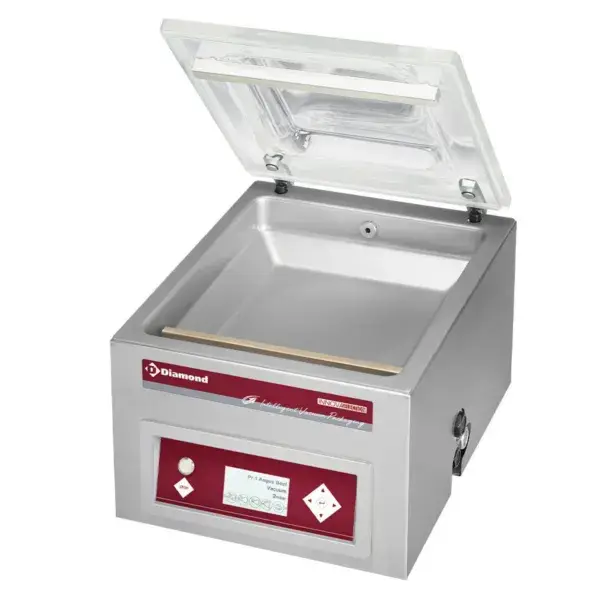 Gecertificeerd Vaccummachine, kamer 350x370xh150 mm - 16 m3/h lcd