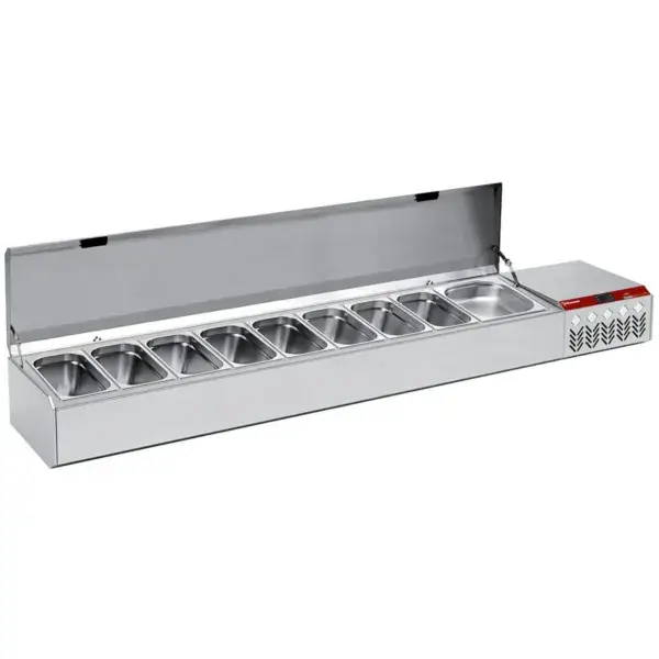 Speciale Aanbieding Gekoelde structuur gn 10x1/3, met deksel