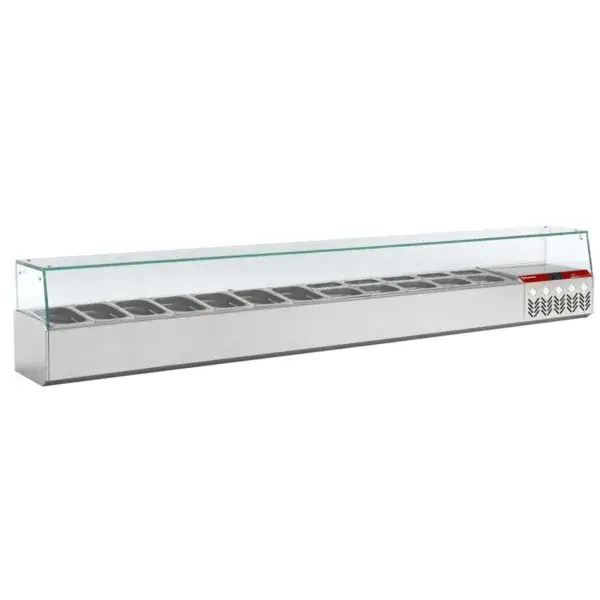 Finale Uitverkoop Gekoelde structuur gn 12x1/4, 1x1/9,, met rechte ruit
