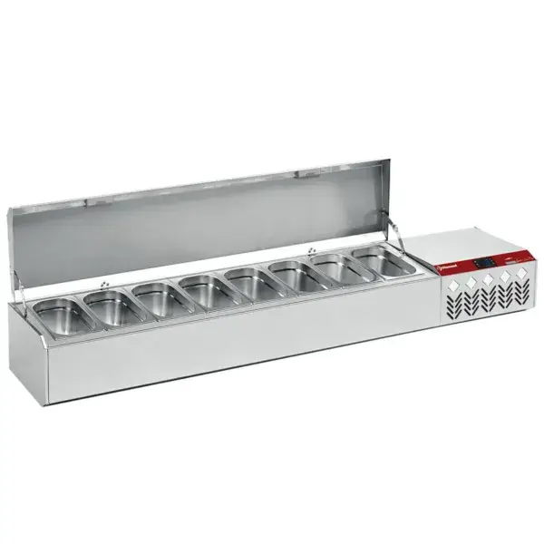 Snelle Levering Gekoelde structuur gn 8x1/4, met deksel