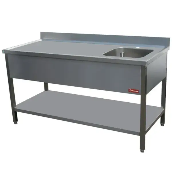 Rechtstreeks Van De Fabrikant Cheftafel 1 kuip 400x400h250 rh. druipvlak+