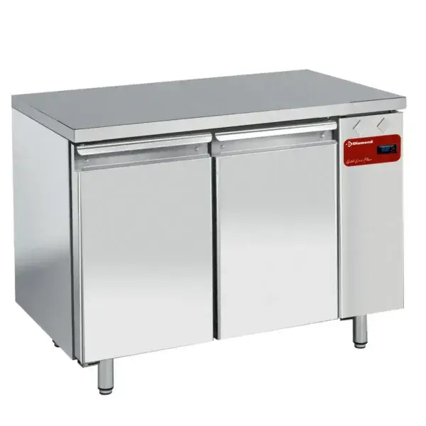 Lage Kosten Koeltafel, geventileerd, 2 deuren gn 1/1, (zonder groep)
