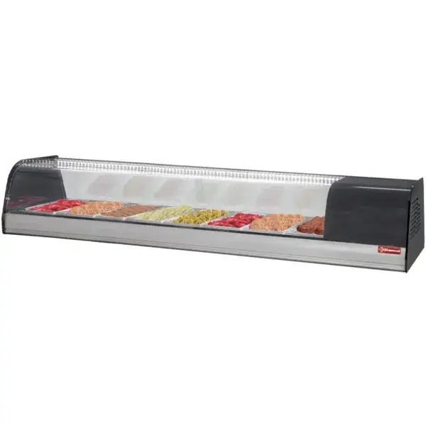 Beste Prijs Gekoeld uitstalraam voor tapas, 8x gn 1/3 - 40 mm (inbegrepen)